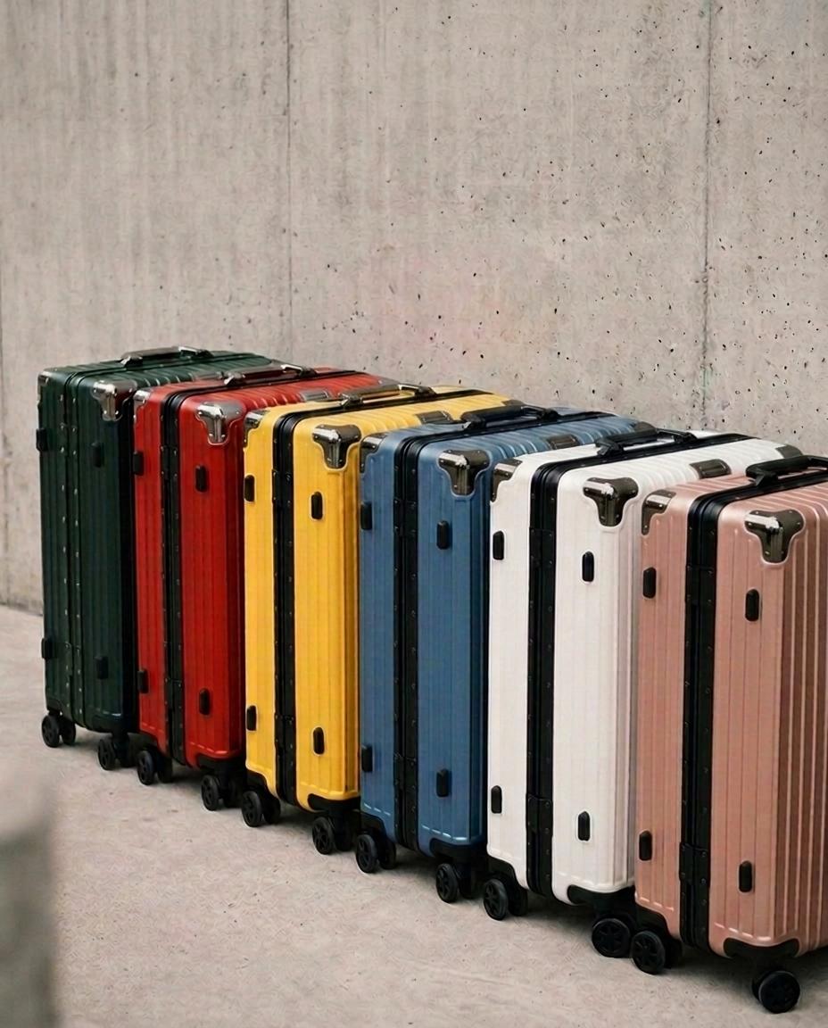 MONTRAVE Aluminum Frame Hardshell Suitcase