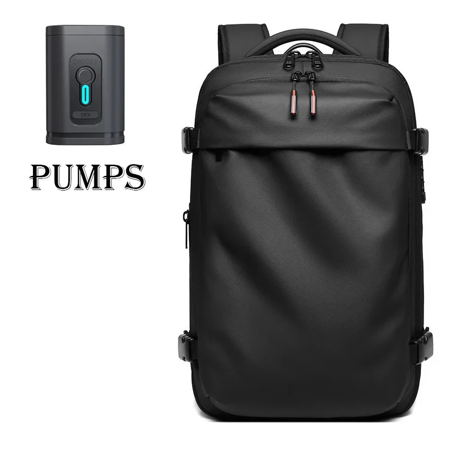 MONTRAVE Compression Travel Backpack — 17" Laptop, Extended Capacity
