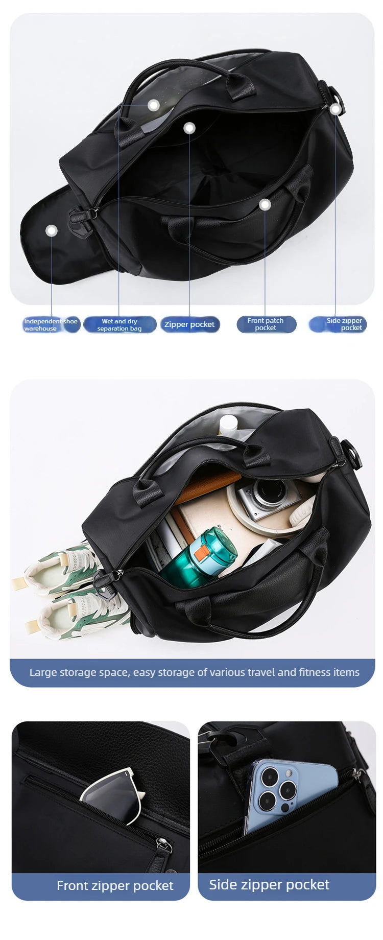 MONTRAVE Sport Duffel — Waterproof Gym Bag
