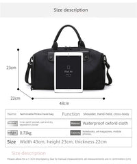 MONTRAVE Sport Duffel — Waterproof Gym Bag view 7