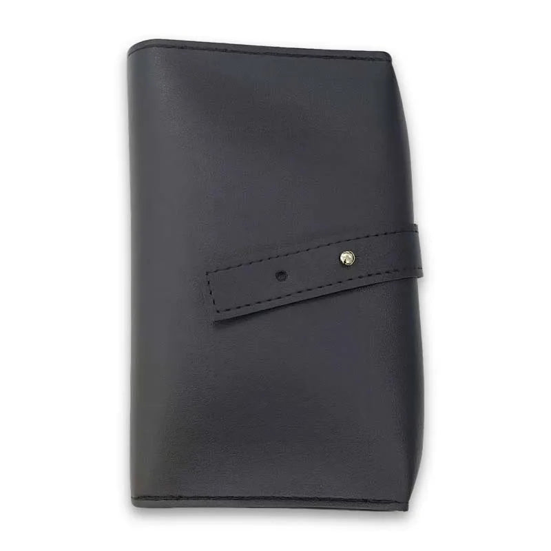 MONTRAVE Leather Cable Organizer Pouch — Roll-Up Tech Case