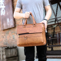 MONTRAVE Multi-Pocket Briefcase — Waterproof Business Carry view 2