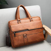 MONTRAVE Multi-Pocket Briefcase — Waterproof Business Carry view 4