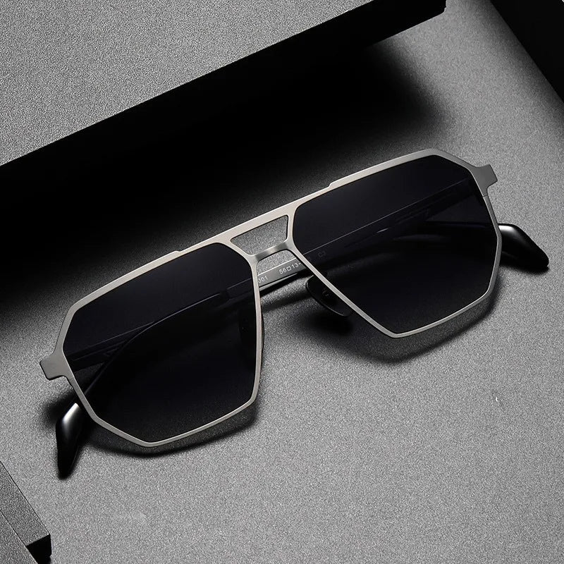 MONTRAVE Titanium Polarized Sunglasses — Driving Edition