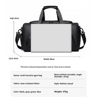 MONTRAVE Active Duffel — Large Capacity Travel & Gym Bag with Shoe Compartment view 2