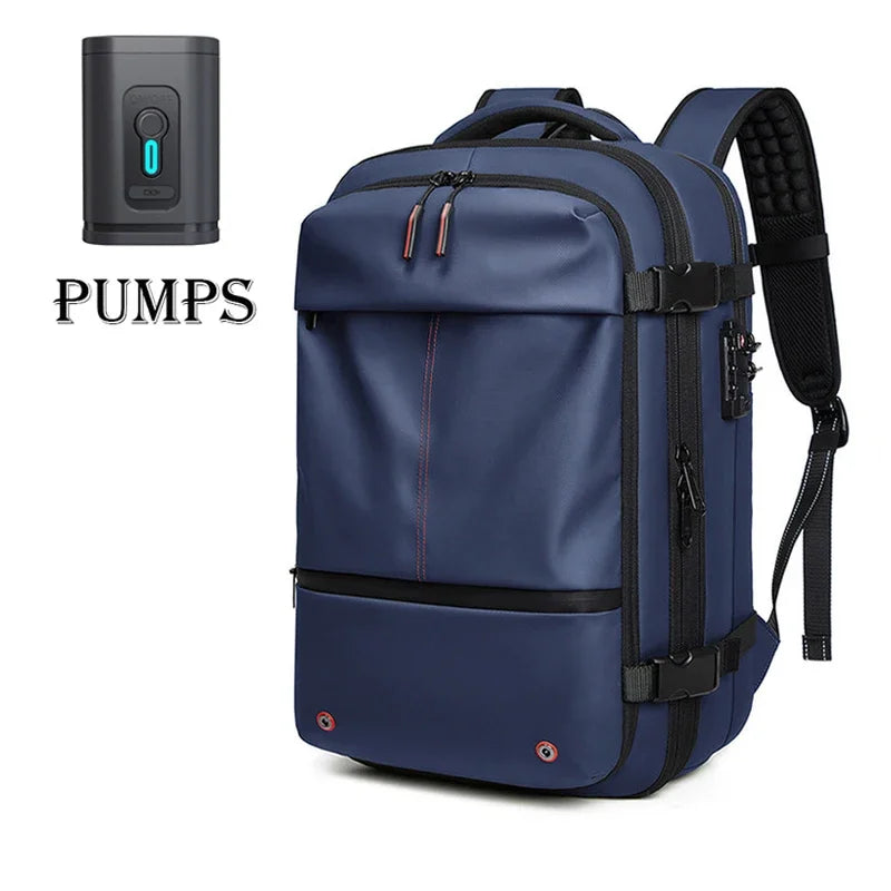 MONTRAVE Compression Travel Backpack — 17" Laptop, Extended Capacity