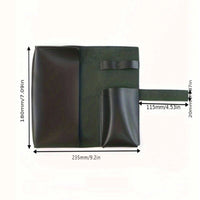 MONTRAVE Leather Cable Organizer Pouch — Roll-Up Tech Case view 6