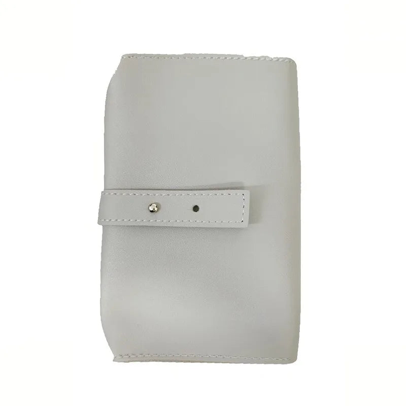 MONTRAVE Leather Cable Organizer Pouch — Roll-Up Tech Case