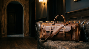 Montrave Vintage Leather Duffel — Crazy Horse Top-Grain Carry Bag
