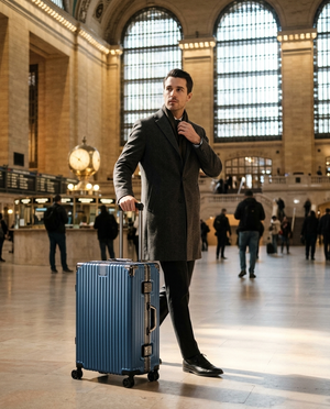 MONTRAVE Aluminum Frame Hardshell Suitcase