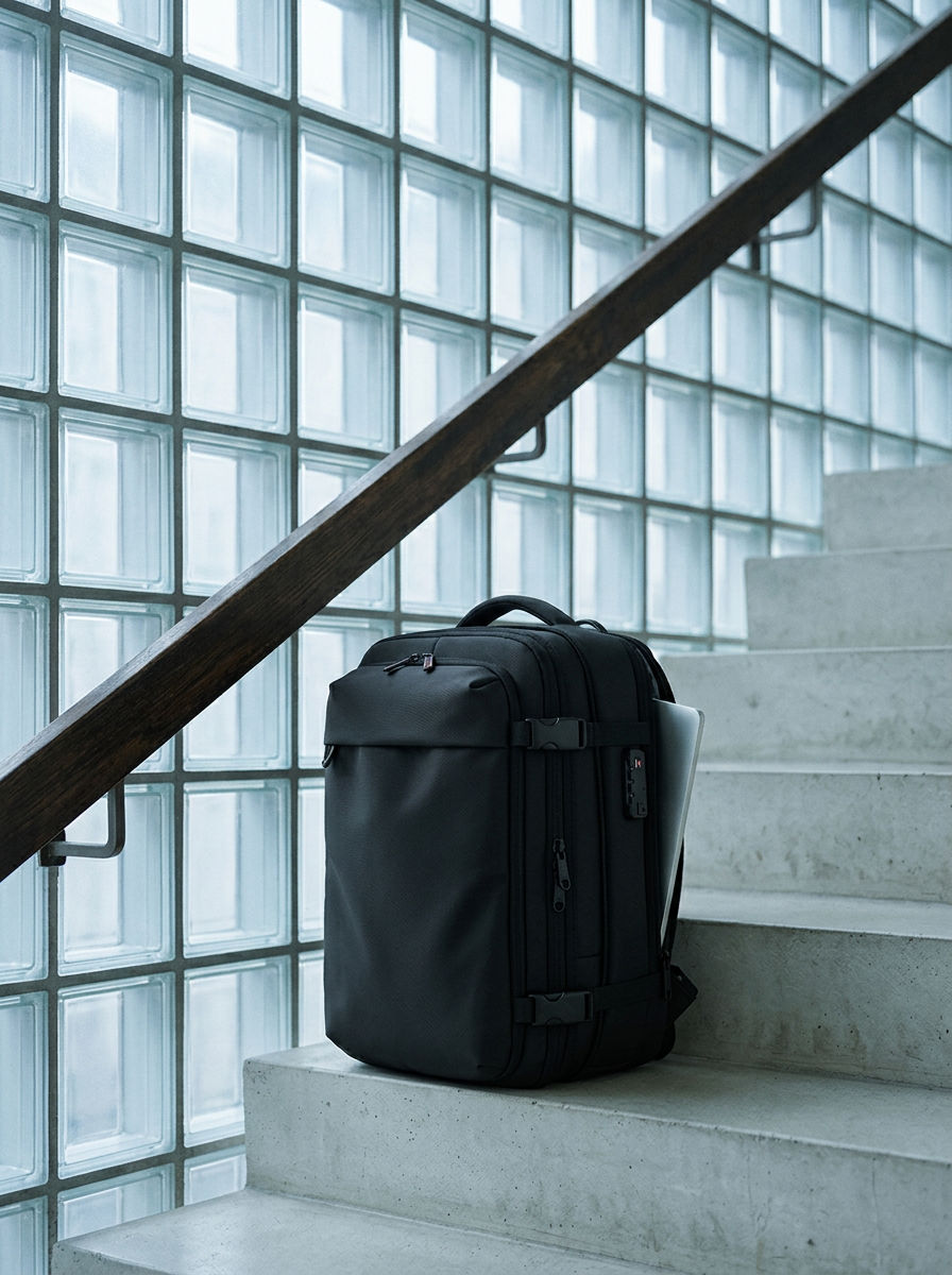 MONTRAVE Compression Travel Backpack — 17" Laptop, Extended Capacity